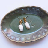 White Ellis Earrings