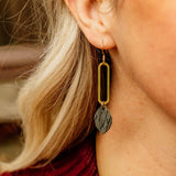 Woven Olive Lyn Earrings