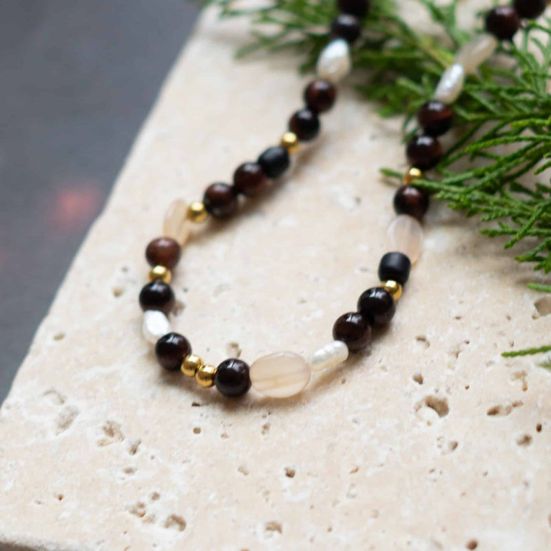 Brown Rowan Necklace