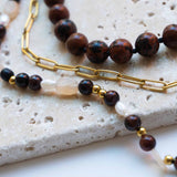 Brown Rowan Necklace