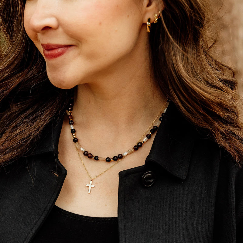 Brown Rowan Necklace