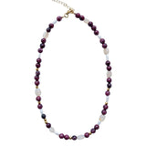 Burgundy Rowan Necklace