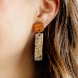 Champagne Crystal Stud Earrings