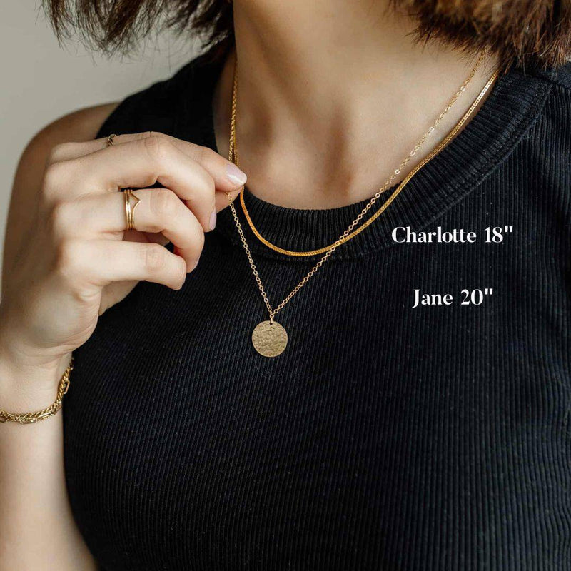 Sabiha Herringbone Chain Statement Necklace – Meraki of London