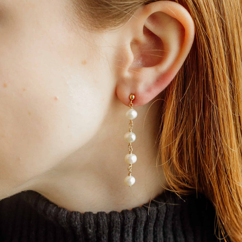Pearl Dangle Earrings