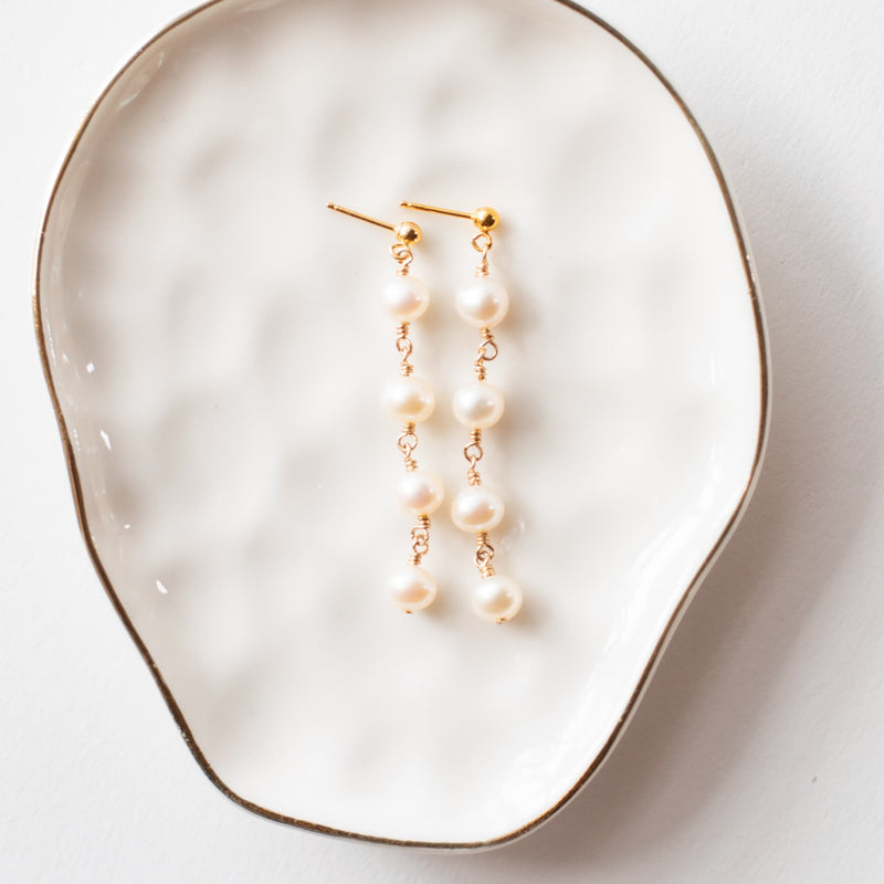 Pearl Dangle Earrings