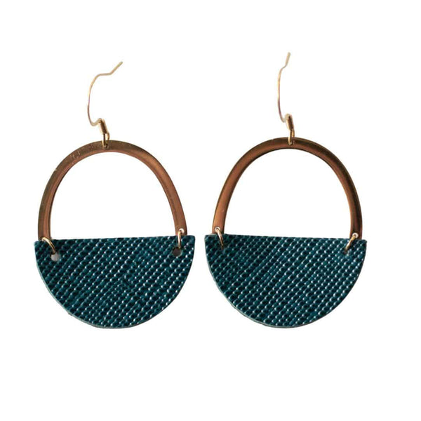 Midnight Green Jo Earrings