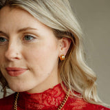 Gold Huggie Hoop Earrings