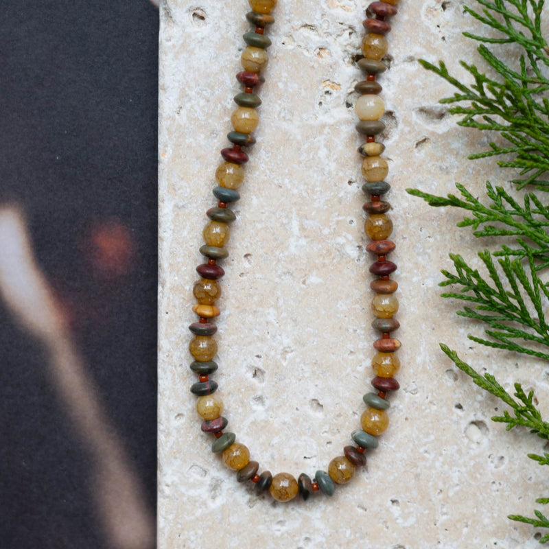 Laurel Beaded Necklace