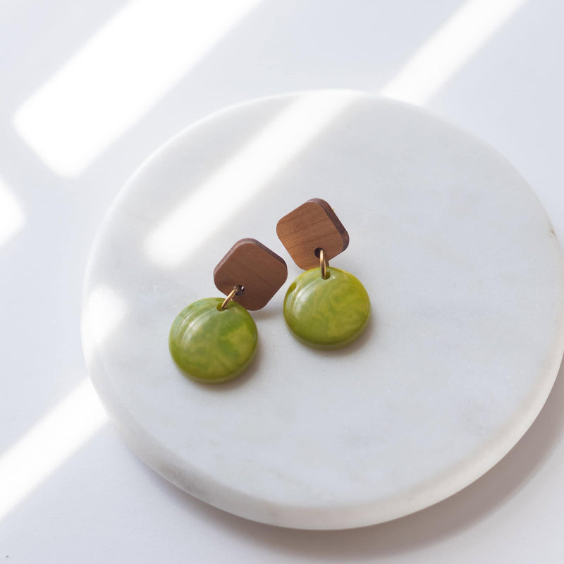 Lime Aspen Earrings