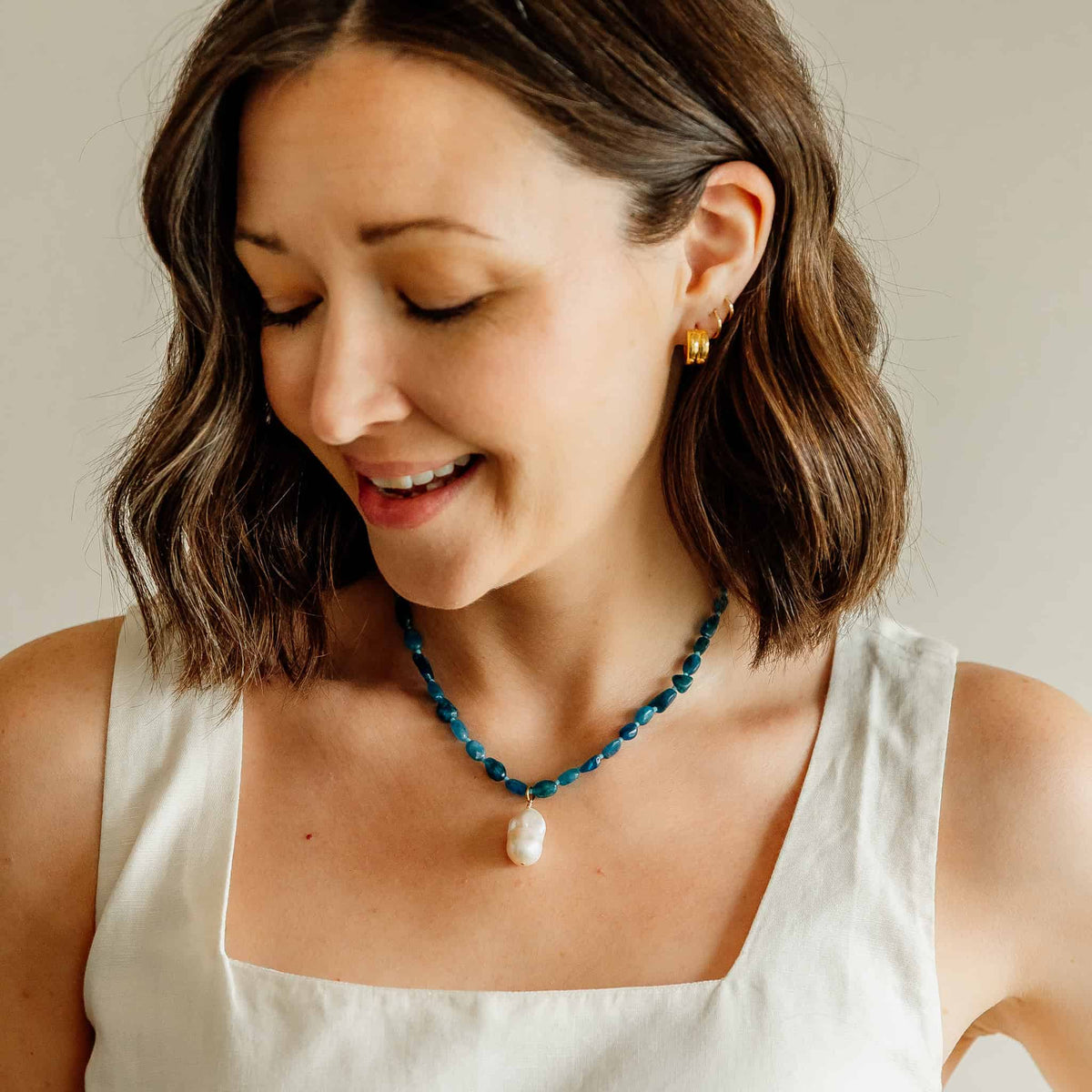Mira Pearl Necklace Charm Only