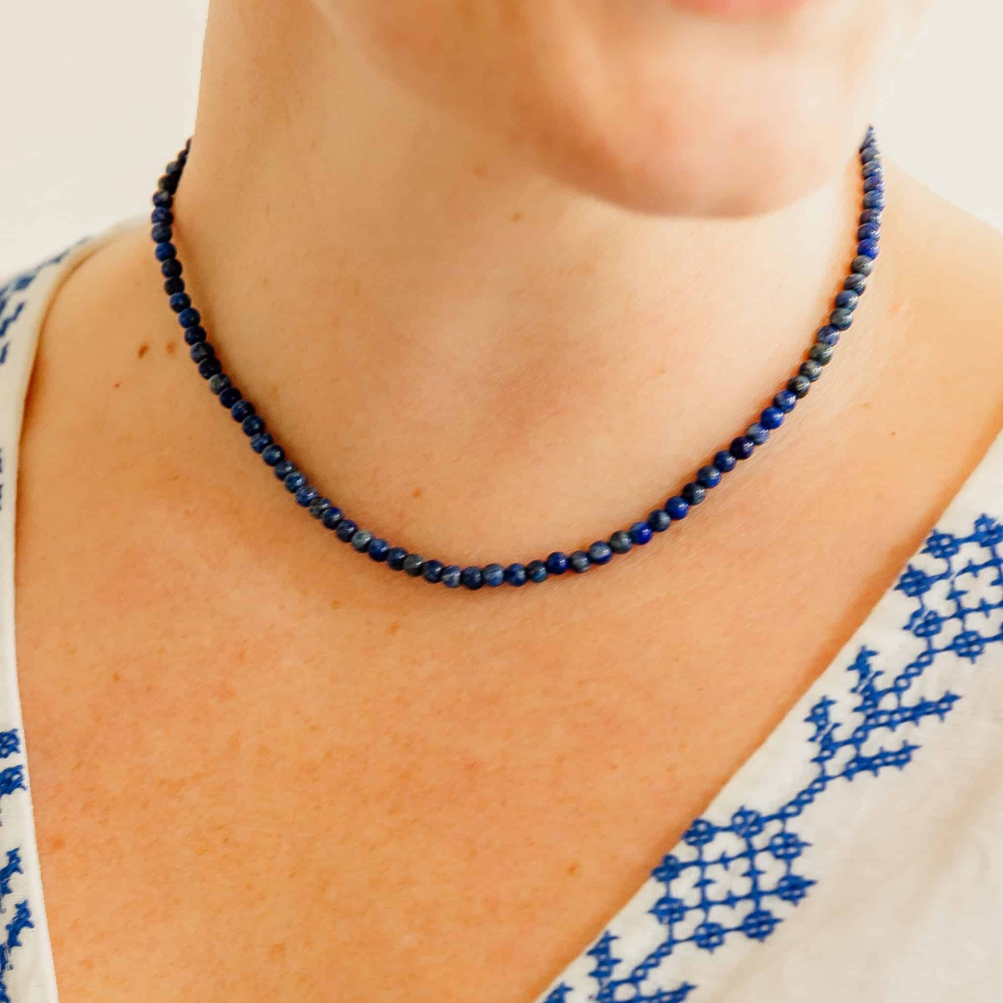 Midnight Bay Beaded Necklace