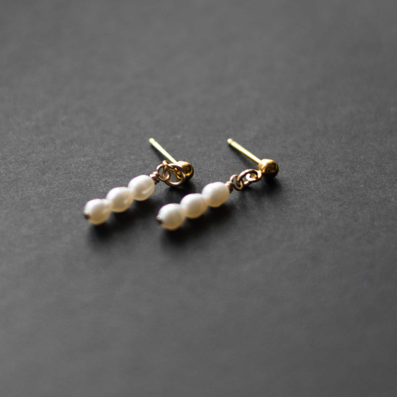 Mini Pearl Earrings