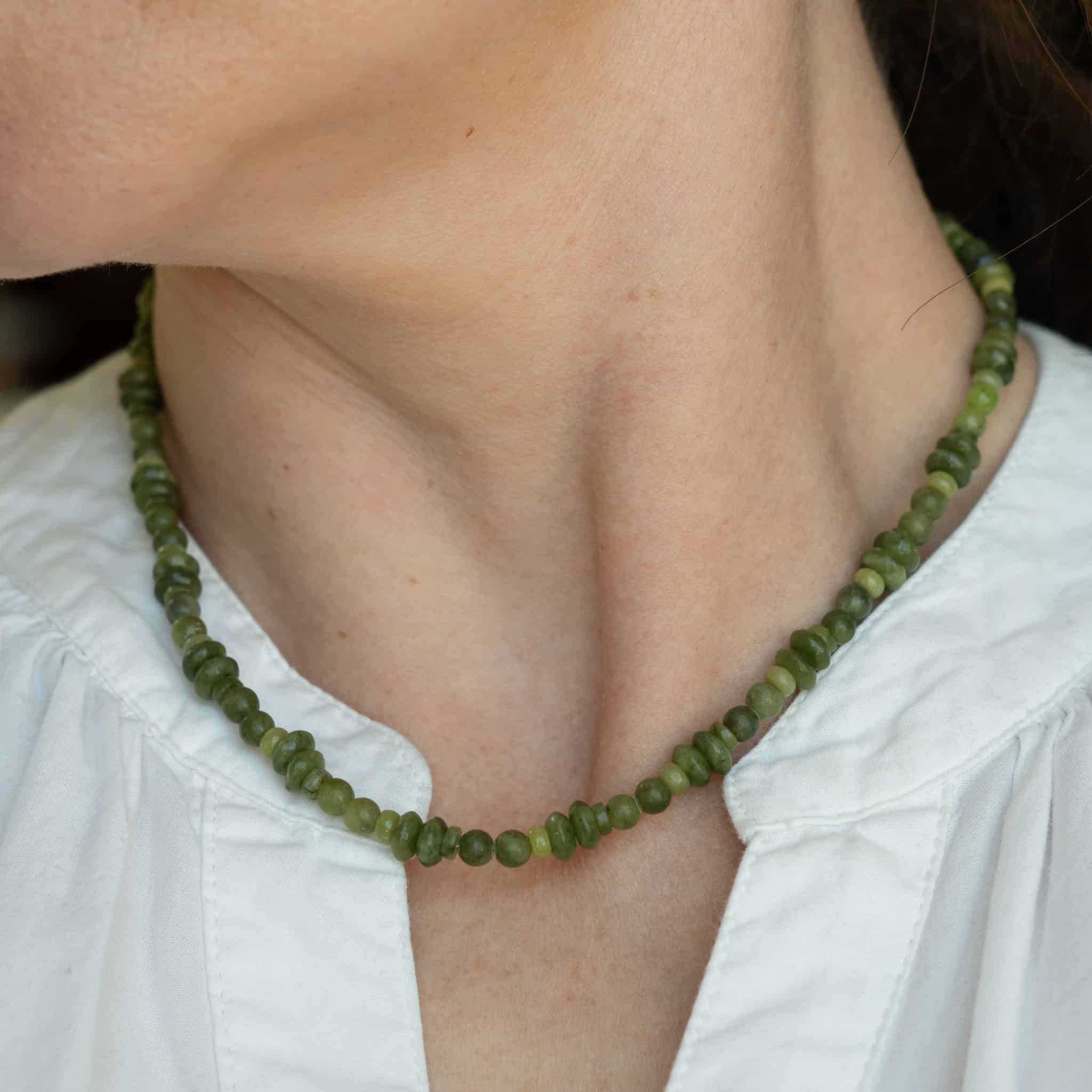 Olive Veda Beaded Necklace