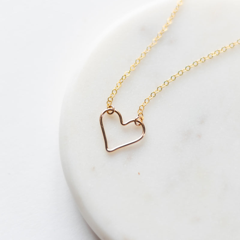 Open Heart Necklace