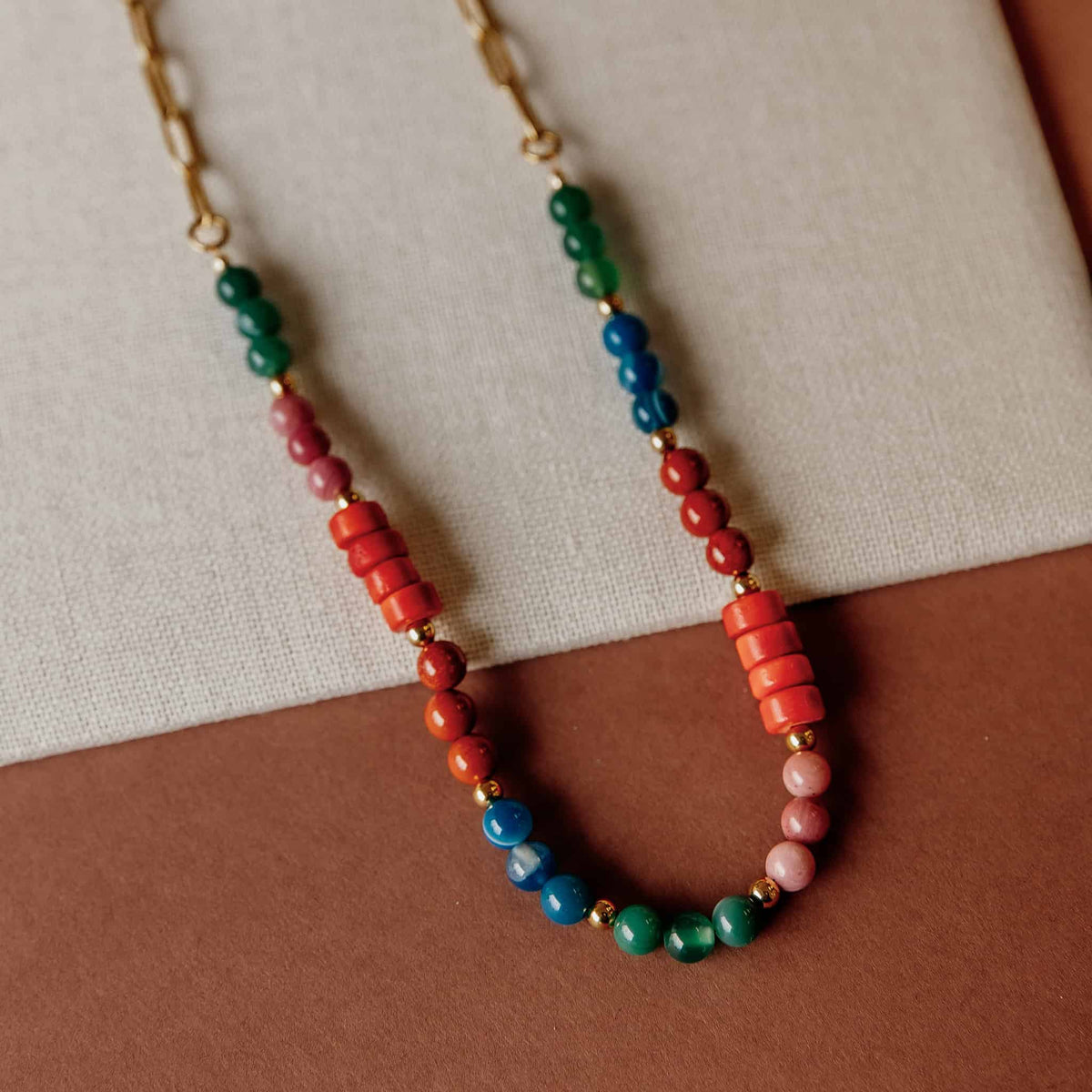 Phoebe Gemstone Necklace