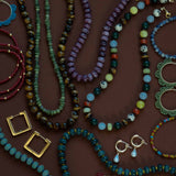 Plum Margot Beaded Necklace