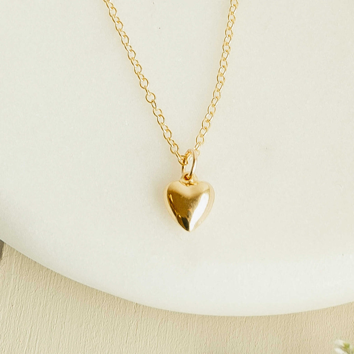 Puff Heart Necklace