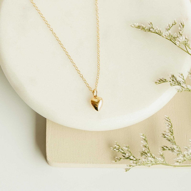 Puff Heart Necklace