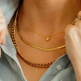 Puff Heart Necklace