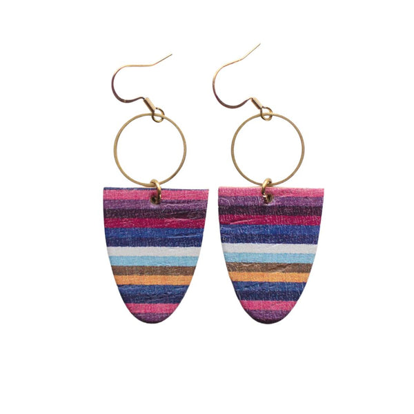 Striped Francis Earrings