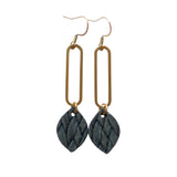 Woven Olive Lyn Earrings