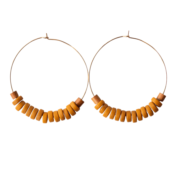 Saddle Ellen Hoop Earrings