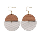Sela Designs handmade jewelry with purpose mission charity lightweight leather earrings high quality