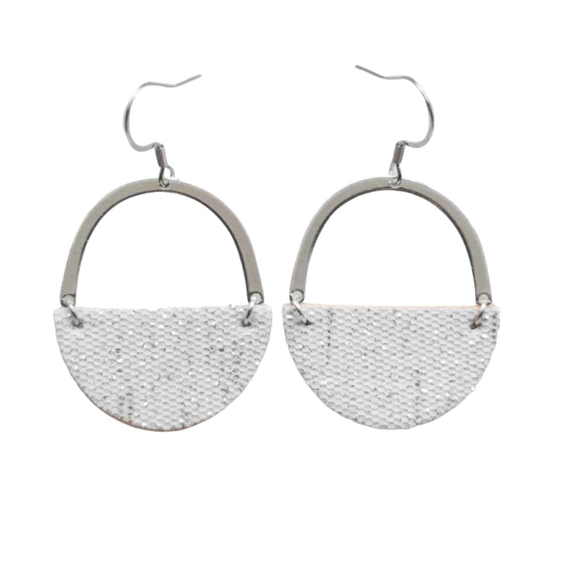 Silver Shimmer Jo Earrings