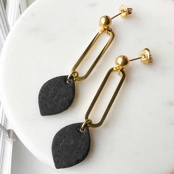 Black Lyn Earrings