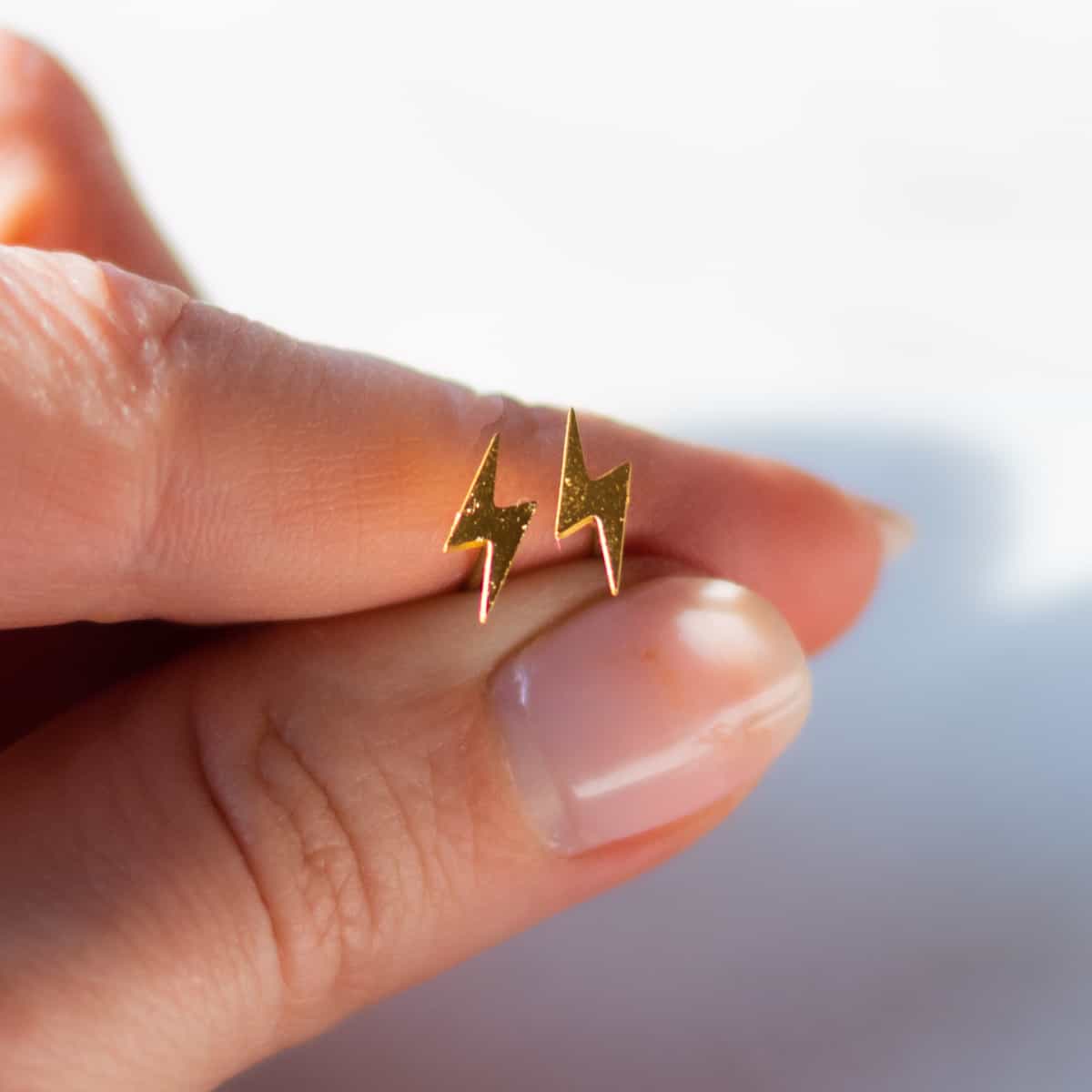 Bolt Stud Earrings