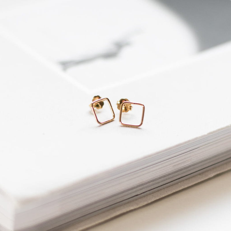 Diamond Post Earrings