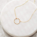 Essie Circle Necklace