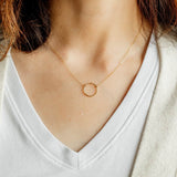 Essie Circle Necklace