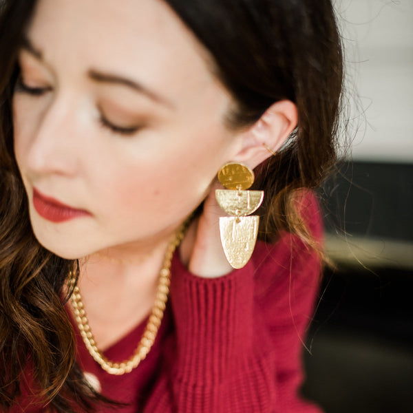Gold Glory Earrings