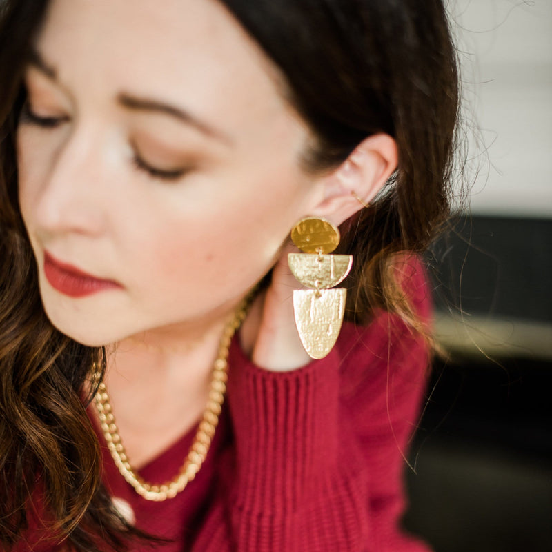 Gold Glory Earrings