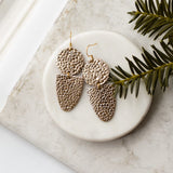 Hammered Gold Drew Earrings