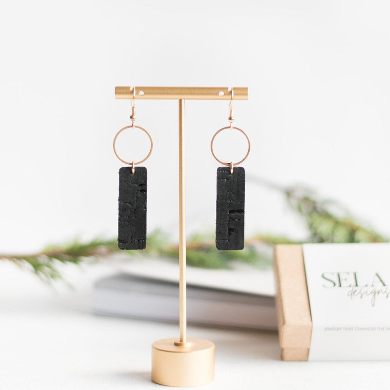 sela designs leather earrings jewelry that changes the world charity end human trafficking