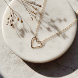 Open Heart Necklace
