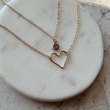 Open Heart Necklace