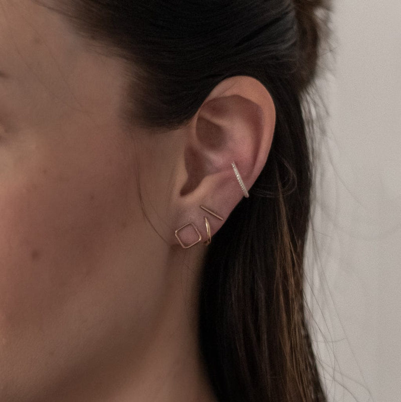 Diamond Post Earrings
