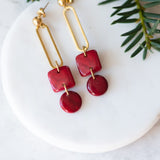 Red Frida Earrings